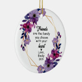 友最高の友クリスマス、友だちギフト、友だち セラミックオーナメント (右)