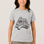 友最高の友ハッピーバースデー🎉🎂🎁 tシャ👍🤗 トライブレンドＴシャツ (正面)