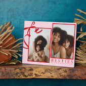 友最高の友ピンク写真プラーク フォトプラーク (側面)