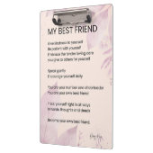 友最高の友勇気付けられる詩 クリップボード (左)