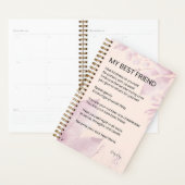 友最高の友勇気付けられる詩 プランナー手帳 (ディスプレー)