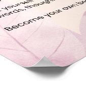 友最高の友勇気付けられる詩 ポスター (角)