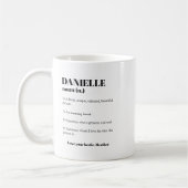 友最高の友名前をカスタムするギフト心のこもったコーヒーマグ コーヒーマグカップ (左)