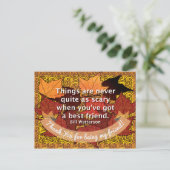 友最高の友引用文 ポストカード (スタンド正面)