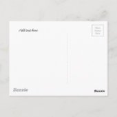 友最高の女と犬のオンビーチ ポストカード (裏面)