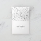 友最高の妹の花嫁の提案、スクリプト カード (内部)