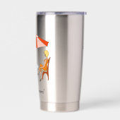 友最高の水ボトル 保温保冷タンブラー (左面)