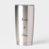 友最高の水ボトル 保温保冷タンブラー (背面)