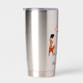 友最高の水ボトル 保温保冷タンブラー (右面)