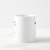 友最高の達がピンク色に昇進する コーヒーマグカップ (中央)