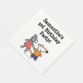 友最高の達が手を握る スタンダードランチョンナプキン (角)