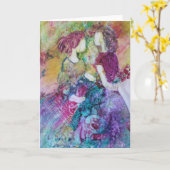 「友最高の達のあいさつ状 カード (黄色い花)