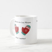 友最高の達はミッテンスみたいだ! コーヒーマグカップ (正面左)