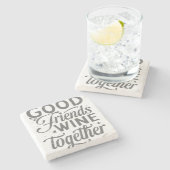 友最高の達は私たちが自分のために選んだ姉妹である ストーンコースター (横)