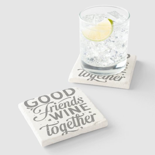 友最高の達は私たちが自分のために選んだ姉妹である ストーンコースター (横)