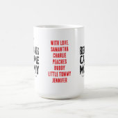 友最高の達は私をMOMMY Mother's Day Mugと呼ぶ コーヒーマグカップ (中央)