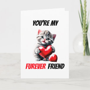 友最高の達kitten furever bff子供ハート猫パイン シーズンカード