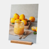 友社で作った保存食 アクリルサイン (傾斜)