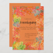 友祝人(感謝祭) 招待状 (正面/裏面)