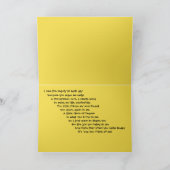 友考える人のスマイル カード (内部)