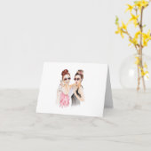 友考える情 カード (黄色い花)