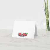 友親愛よ詩のメモカード カード (裏面)