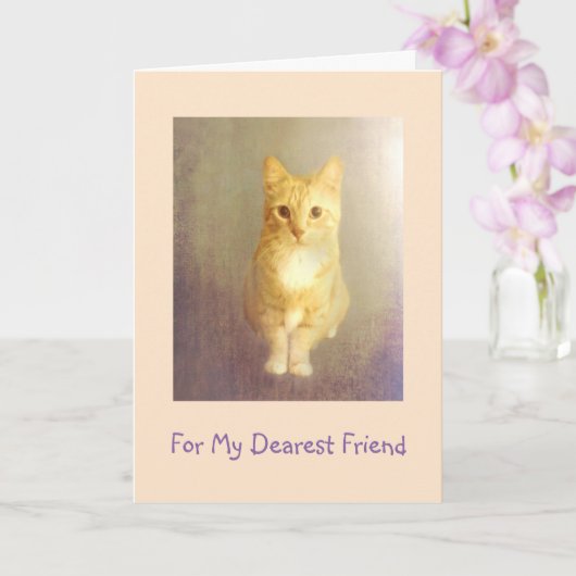 友親愛人がん勇気付けられる カード (蘭)