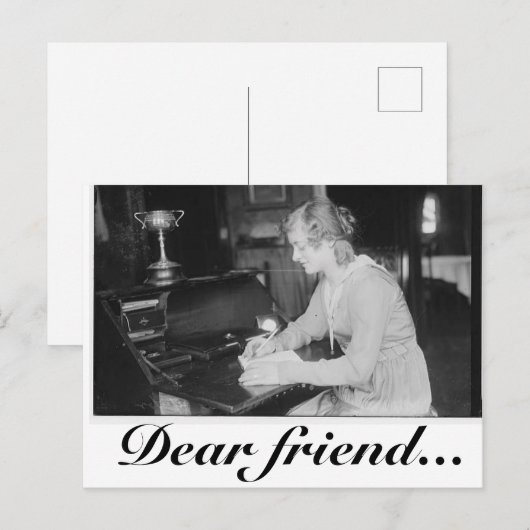 友親愛人はがき ポストカード (正面/裏面)