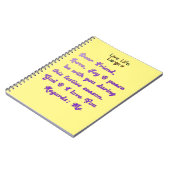 友親愛人ライブライフ大 ノートブック (左側)