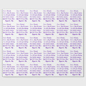 「友親愛人」フェスティバルの季節の挨拶 ラッピングペーパー (フラット)