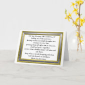 『友賛美情』 カード (黄色い花)