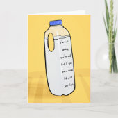 友達おもしろい用誕生日カード – 最初にスニフ カード (正面)