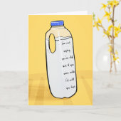 友達おもしろい用誕生日カード – 最初にスニフ カード (黄色い花)