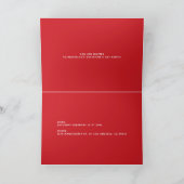 友達かわいい友情ブレスレット赤バレンタイン 招待状 (内部)