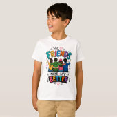 友達がいるから人生はもっと素敵 Tシャツ (正面フル)