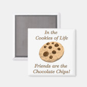 友達がチョコレートチップだ！ マグネット (正面/裏面)