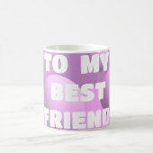 友達がパッ最高のクに泡立つためだ コーヒーマグカップ (中央)