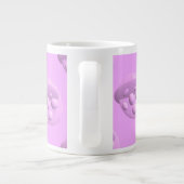 友達がパッ最高のクに泡立つためだ ジャンボコーヒーマグカップ (裏面)