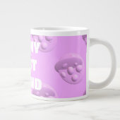 友達がパッ最高のクに泡立つためだ ジャンボコーヒーマグカップ (右)