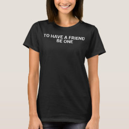 友達がパブリックドメインに着想を与える Tシャツ