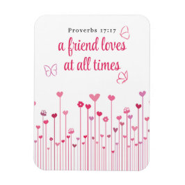 友達が大好き諺ハート花 マグネット