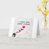 **友達が恋しいけど、あなたが幸せなのは嬉しい** カード (黄色い花)