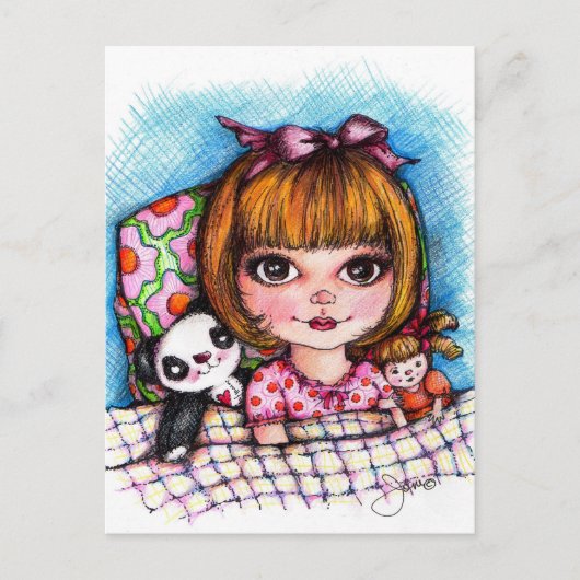 友達が物事を上手にする ポストカード (正面)