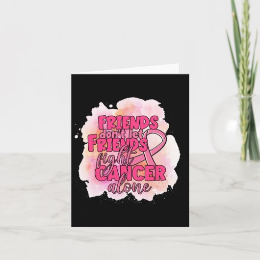 友達が癌と闘うのは決してピンクじゃない カード (正面)