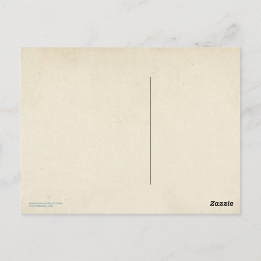 友達が私の人生の物語を作ってくれた ポストカード (裏面)