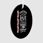 友達が自分の愛を見せる オーナメント (正面)