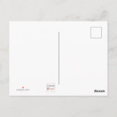 友達が花だとしたらあなたを選ぶよ ポストカード (裏面)