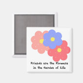 友達が花 マグネット (正面/裏面)
