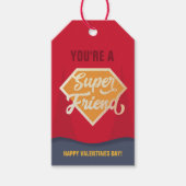 友達すごい教室バレンタインギフトラベル ギフトタグ (正面)