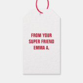 友達すごい教室バレンタインギフトラベル ギフトタグ (裏面)